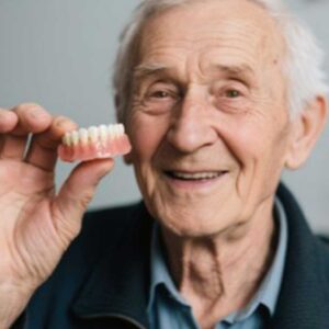 High-quality full and partial dentures available at a dental clinic in Los Algodones, Mexico.